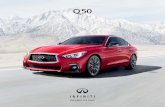 Infiniti Q50 Brochure 238 x 197mm · Cargo volume (litres) for all variants 510 Headroom with moonroof — Front / Rear 1,003 / 934 Legroom (mm) — Front / Rear 1,130 / 891 Passenger