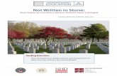 Not Written in Stone - NHDNot Written in Stone: How National Cemetery Marker Policies Have Changed 6 Remind the students that this is a cemetery and they should be respectful. - Walk,