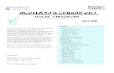 SCOTLAND’S CENSUS 2001‘Scotland’s Census 2001 – Reference Volume’. Standard Tables Standard Tables provide the most statistically detailed tables of the Area Statistics.