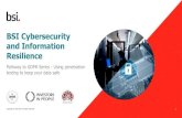 BSI Cybersecurity and Information Resilience · 2018-02-26 · BSI Cybersecurity and Information Resilience Cybersecurity and Information Resilience services enable organizations’