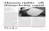 Human rights—all - James Mumford€¦ · ion Human rights—all things being equal James mumford One Another’s Equals: The Basis of Human Equality By Jeremy Waldron Harvard, 280pp,