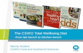 The CSIRO Total Wellbeing Diet - Private Healthcare Australia · The CSIRO Total Wellbeing Diet -from lab bench to kitchen bench. Any approach to weight loss? Extensively clinically