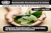 Voluntary Commitments & Partnerships for Sustainable ...sustainabledevelopment.un.org/content/documents... · from governments, business, industry, financial institutions and civil