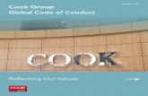 Cook Group€¦ · activities in compliance with Cook Group Written Standards and External Applicable Standards. Note: This Code was designed to apply to all Cook’s businesses.