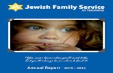 Jewish Family Service · 2019-04-17 · Page 2 F or over 70 years, Jewish Family Service of Tidewater (JFS) is where our community turns in times of need. We feed the hungry, shelter