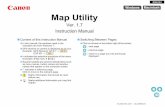 Map Utility - gdlp01.c-wss.comgdlp01.c-wss.com/gds/1/0300023611/03/Map_Utility_Instruction_Ma… · Map Utility compatible with is Ver.1.7.2 or later. Map Utility compatible with