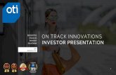 ON TRACK INNOVATIONS · 2019-05-26 · ON TRACK INNOVATIONS INVESTOR PRESENTATION. INNOVATIVE. CASHLESS PAYMENT SOLUTIONS. 2019 ... 15.8% CAGR during the forecast period. Unattended