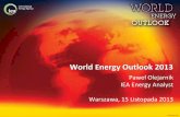 World Energy Outlook 2013 - Prezydent · moves to South Asia Primary energy demand, 2035 (Mtoe) China is the main driver of increasing energy demand in the current decade, but India