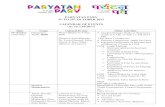 PARYATAN PARV 5th TO 25th OCTOBER 2017 ... PARV - Calendar of...PARYATAN PARV 5th TO 25th OCTOBER 2017 CALENDAR OF EVENTS (As on 3.10.2017) Date Venue Cultural Events Other Activities