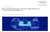 Food Systems Initiative Incentivizing Food Systems ...€¦ · 13/12/2019  · Incentivizing food systems transformation will not be straightforward and will require substantial investments