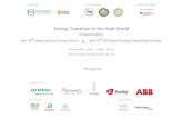 Energy Transition in the Arab World€¦ · Program November 25th - 26th, 2019 Hotel Adlon Kempinski, Berlin Energy Transition in the Arab World bringing together the 10th Arab-German