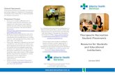 Therapeutic Recreation Student Placements Brochure · clinical duties to support client and family - centred care, including assessment, goal setting, intervention, program planning,