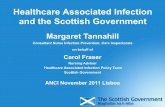 Healthcare Associated Infection and the Scottish Government · Healthcare Associated Infection Task Force Some key deliverables • National HAI Compendium – Summary document of