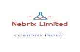 COMPANY PROFILE - Nebrix Limited · 2019-09-30 · NEBRIX LIMITED – Company Profile 2017 Page 3 5. CLIENTS PROFILES 1. SHANTA MINING P.O BOX 79408 Dae Es Salaam 2. SECONDARY SCHOOLS