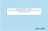 Appendix 11b: Bid Assessment framework submission€¦ · To carry out this assessment we are asking bidders to complete a Third Party Bid Proposal Submission form. We have separate