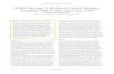 TNFR Agonists: A Review of Current Biolo geting OX40, 4 ... · TNFR Agonists: A Review of Current Biologics Targeting OX40, 4-1BB, CD27, and GITR Elizabeth R. Sturgill, PhD, and William