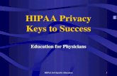 HIPAA 101 Keys to Success - Swedish Medical Center · HIPAA Job Specific Education 2 HIPAA and Its Purpose What is HIPAA? Health Insurance Portability and Accountability Act of 1996