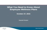 What You Need to Know About Employee Wellness Plans · HIPAA Wellness Regulations – Tax Penalties for Noncompliance • Potential penalty for violating: Excise tax (Code § 4980D)
