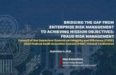 BRIDGING THE GAP FROM ENTERPRISE RISK ... Fraud...ENTERPRISE RISK MANAGEMENT TO ACHIEVING MISSION OBJECTIVES: FRAUD RISK MANAGEMENT Council of the Inspectors General on Integrity and