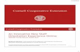 Click to edit Master title style Cornell Cooperative Extension · Cornell Cooperative Extension CCE New Staff Online Purpose & Plan New staff will be able to:-explain CCE-locate resources