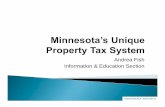 Andrea Fish Information & Education Section · NTC would be $65,000. Their tax rate would be 153.8% to get their $100,000. Property Type Net Tax Capacity Local Tax Rate Net Taxes