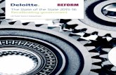 The State of the State 2015-16 Recalibrating government · Leader, Deloitte LLP Foreword The State of the State 2015-16 Recalibrating government 11. To start a new section, hold down