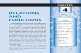 Chapter 4 Relations and Functions - WNYRICaldentech.wnyric.org › webshare › frizzo › Algebra 2 and... · 122 Relations and Functions Constant Function y 5 a,with a a constant.