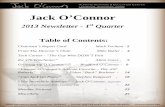 Jack O’Connor › wp-content › uploads › 2019 › 04 › Jack... · 2020-01-03 · Jack O’Connor 013 Newsletter - 1stt Quarter Table of Contents: Chairmen’s Report Card