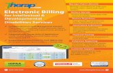 Electronic Billing - Therap · 2017-04-03 · Non-Grid methods. For billable data, billing units are calculated automatically from ISP Data accurately. The user may use collected
