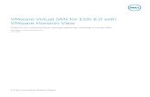 VMware Virtual SAN for ESXi 6.0 with VMware Horizon View · 5 VMware Virtual SAN for ESXi 6.0 with VMware Horizon View | v.6.7 1 Using Virtual SAN as a solution 1.1 Solution overview