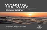 WALKING THE TALK? · edition of the Walking the Talk report, a bien-nial report published by the Mistra Center for Sustainable Research (Misum) at the Stockholm School of Economics