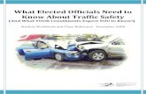 (And What Constituents Expect to Know!) ltap.pdf · What Elected Officials Need to Know About Traffic Safety Michigan Technological University (And What YOUR Constituents Expect YOU