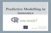 Predictive Modelling in insurance · 6/16/2011  · Progressive is a well-known pioneer of the application of predictive modelling in Insurance. • In 1995, Progressive started to