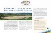 Climate Change and Your Business Briefing Note Series ...€¦ · Climate Change and the Agriculture Sector Climate Change and Your Business Briefing Note Series | April 2014 A griculture,
