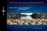 Inquiry into Flood Mitigation Infrastructure · and rural properties in regional Victoria. As a result of the 2010 and 2011 floods, this inquiry into flood mitigation infrastructure