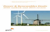 Power & Renewables Deals 2016 outlook and 2015 review · entity and sell a 10% stake in an initial public offering expected later in the year. The company intends to use the additional