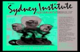 The Sydney Institute Quarterlypodcast.thesydneyinstitute.com.au/podcasts/SIQ archive...Margaret Simons and many more Published by The Sydney Institute 41 Phillip St. Sydney 2000 Ph: