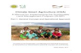 Climate Smart Agriculture (CSA) - wocatpedia.net · Climate Smart Agriculture (CSA) A Manual for Implementing the Sustainable Land Management Program (SLMP) Part 1: General Concept