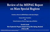 Review of the MEPAG Report on Mars Special Regionsmepag.jpl.nasa.gov/meeting/2016-03/22_Smith-Review... · Mars Special Regions and their proposed revision as outlined in the 2014