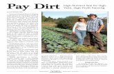 Pay Dirt Dirt!.pdf · 2019-03-29 · Pay Dirt Paul and Elizabeth ... Reprinted from January 2016 Vol. 46, No. 1 “We immediately began building up our own ecology. We put in hedge