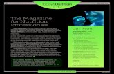 The Magazine for Nutrition Professionalsand nutrition professionals, including: † Clinical dietitians † Consultant dietitians † Clinical nutrition counselors † Foodservice