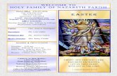Welcome to Holy Family of Nazareth Parish · 2019-09-19 · Posters Presentation Folders Stickers Table Tent Cards & much more Proud Printers of This Bulletin Save 30% to 50% On Most