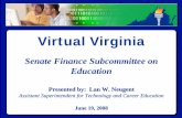 Virtual Virginia - Legislative Servicesdls.virginia.gov/commission/Materials/Open Ed/DOE... · School StructureSchool Structure Web-based Course Management System Communication Hardware/Software