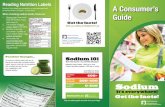 Reading Nutrition Labels A Consumer’s Guide - Sodium 101 · Top THREE tips for choosing low sodium products: Tip #1 Tip #2 Tip #3 Remember that unprocessed, fresh foods such as