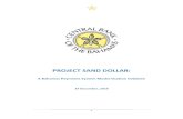 A Bahamas Payments System Modernisation Initiative · acquired the name Project Sand Dollar, with the sand dollar also being the name assigned to the proposed central bank digital
