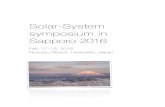 Solar-System symposium in Sapporo 2016files.ws2016.webnode.jp/200000795-7881479f7f/00_3s2016... · 2016-01-19 · Solar-System symposium in Sapporo 2016 Feb.17–19, 2016 Rusutsu
