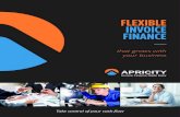 FLEXIBLE INVOICE FINANCE - Cash flow Finance solutions€¦ · way around this. By bringing our invoice payments forward, we can smooth out our cash flows when it suits us to do so.