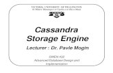 Cassandra Storage EngineAdvanced Database Design and Implementation 2020 Cassandra Storage Engine 7 Bucketing • A technique to limit the size of large engine rows is to introduce