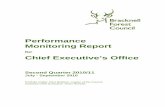Performance Monitoring Report Chief Executive’s Officedemocratic.bracknell-forest.gov.uk › documents › s31181 › CXO PMR … · Performance Monitoring Report . for . Chief