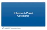 Enterprise & Project Governance - CalPERS · 2017-05-10 · Enterprise & Project Governance Project Oversight Sponsor • Business & IT Project Director • Business & IT Governance
